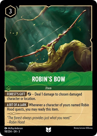 Robin’s Bow (98) (3) - Disney Lorcana Single