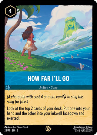 How Far I’ll Go (28) (DLPC) - Disney Lorcana Single