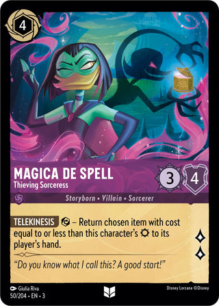 Magica De Spell - Thieving Sorceress (50) (3) - Disney Lorcana Single
