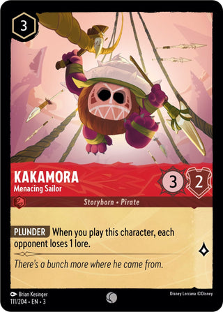 Kakamora - Menacing Sailor (111) (3) - Disney Lorcana Single
