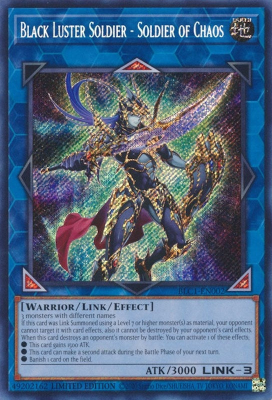 Black Luster Soldier - Soldier of Chaos (1002) (BLC1) - YuGiOh Single