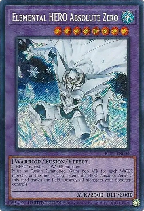 Elemental HERO Absolute Zero (1004) (BLC1) - YuGiOh Single
