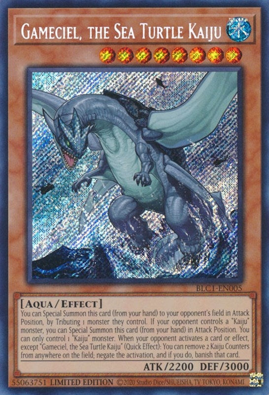 Gameciel the Sea Turtle Kaiju (1005) (BLC1) - YuGiOh Single