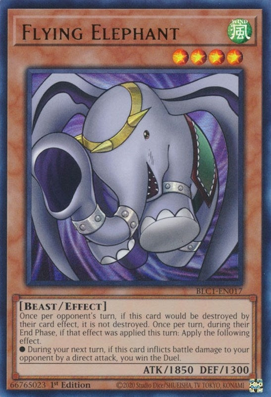 Flying Elephant (1017) (BLC1) - YuGiOh Single