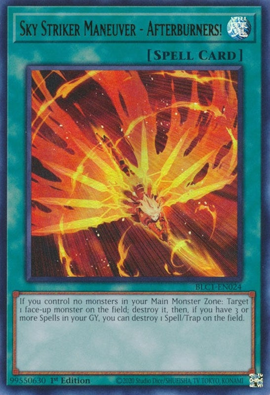 Sky Striker Maneuver - Afterburners! (1024) (BLC1) - YuGiOh Single