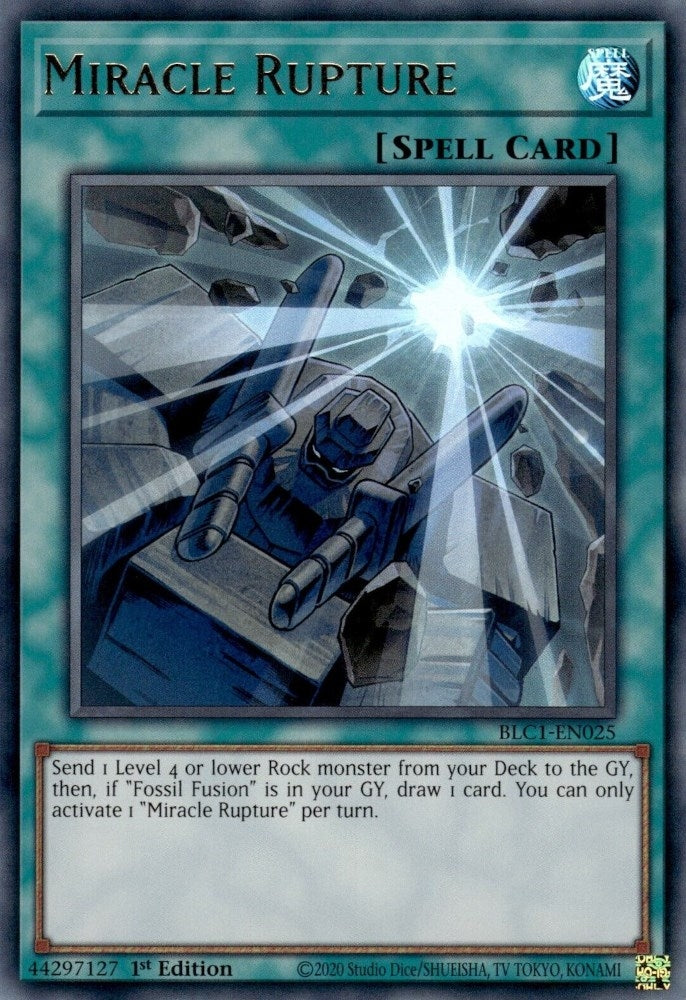 Miracle Rupture (1025) (BLC1) - YuGiOh Single
