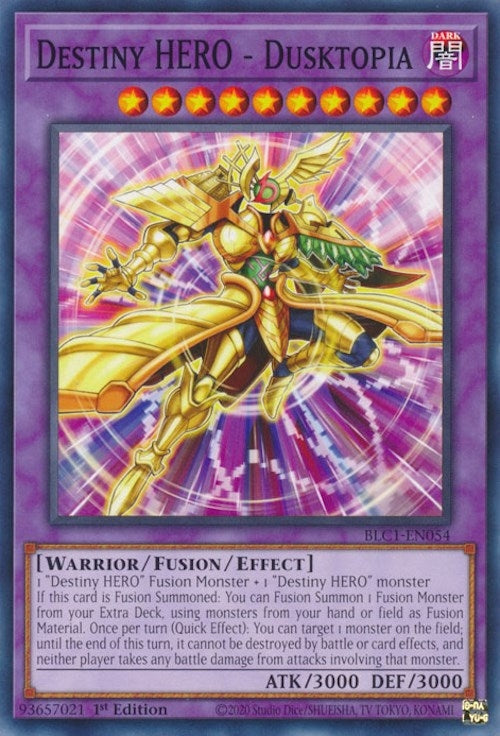 Destiny HERO - Dusktopia (1054) (BLC1) - YuGiOh Single