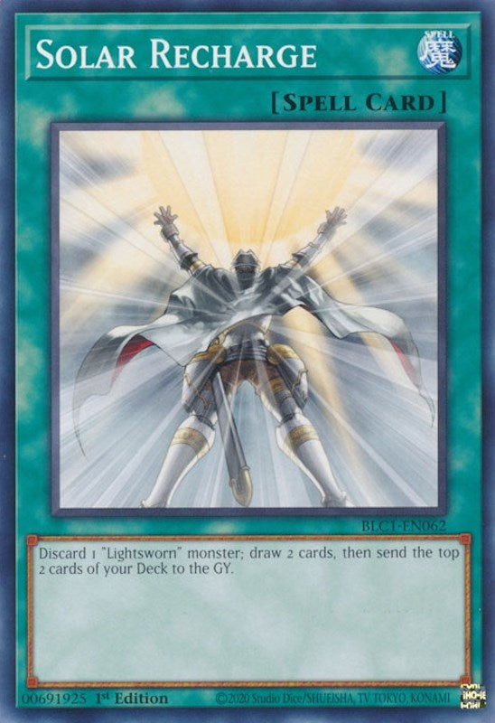 Solar Recharge (1062) (BLC1) - YuGiOh Single