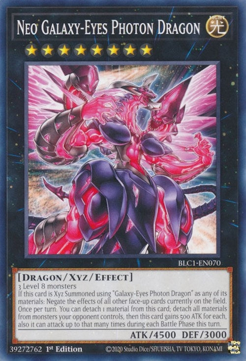 Neo Galaxy-Eyes Photon Dragon (1070) (BLC1) - YuGiOh Single