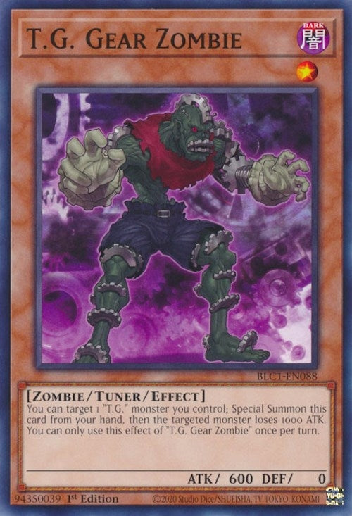 T.G. Gear Zombie (1088) (BLC1) - YuGiOh Single