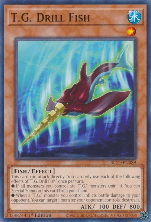 T.G. Drill Fish (1089) (BLC1) - YuGiOh Single