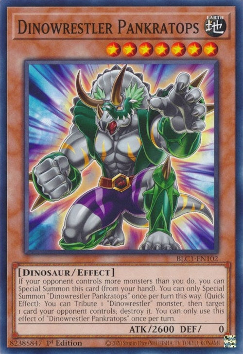 Dinowrestler Pankratops (1102) (BLC1) - YuGiOh Single