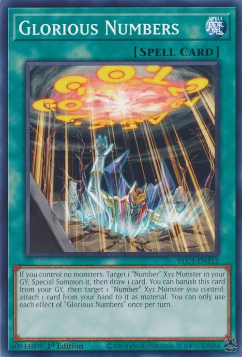 Glorious Numbers (1112) (BLC1) - YuGiOh Single