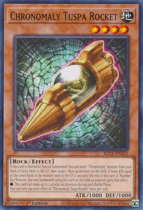Chronomaly Tuspa Rocket (1161) (BLC1) - YuGiOh Single