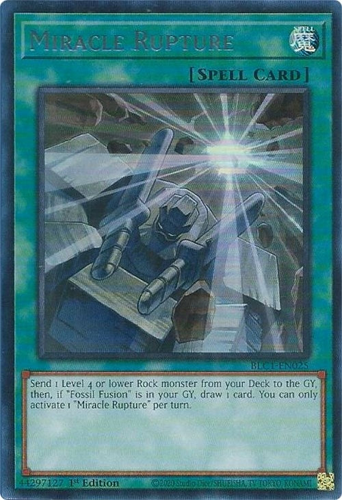 Miracle Rupture (Silver) (1025) (BLC1) - YuGiOh Single