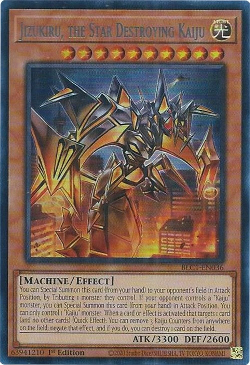 Jizukiru the Star Destroying Kaiju (Silver) (1036) (BLC1) - YuGiOh Single