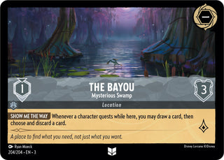 The Bayou - Mysterious Swamp (204) (3) - Disney Lorcana Single