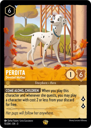 Perdita - Devoted Mother (15) (3) - Disney Lorcana Single