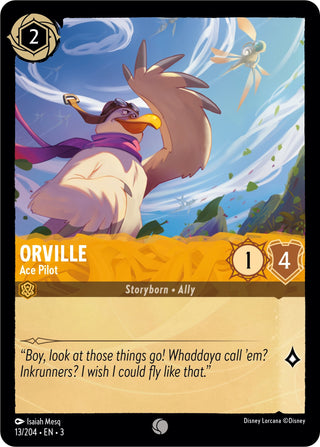 Orville - Ace Pilot (13) (3) - Disney Lorcana Single