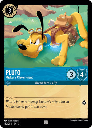 Pluto - Mickey’s Clever Friend (152) (3) - Disney Lorcana Single