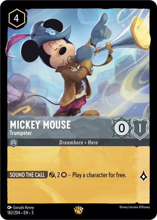 Mickey Mouse - Trumpeter (182) (3) - Disney Lorcana Single
