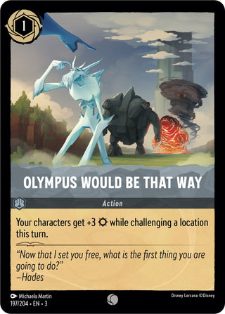 Olympus Would Be That Way (197) (3) - Disney Lorcana Single
