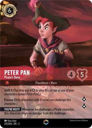 Peter Pan - Pirate’s Bane (Enchanted) (215) (3) - Disney Lorcana Single