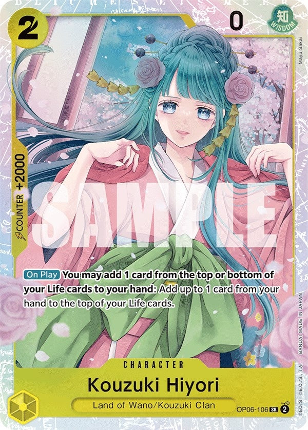 Kouzuki Hiyori (6106) (OP06) - One Piece Card Game Single