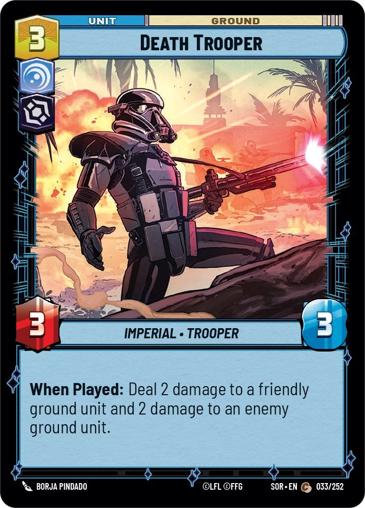 Death Trooper (33) (SOR) - Star Wars: Unlimited Single
