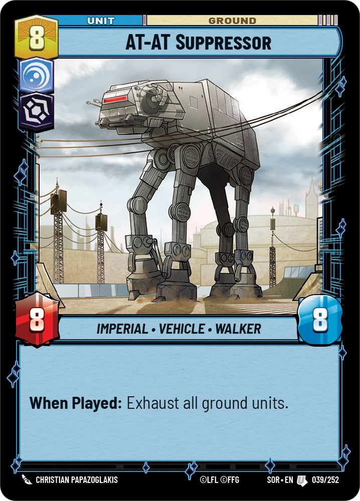 AT-AT Suppressor (39) (SOR) - Star Wars: Unlimited Single