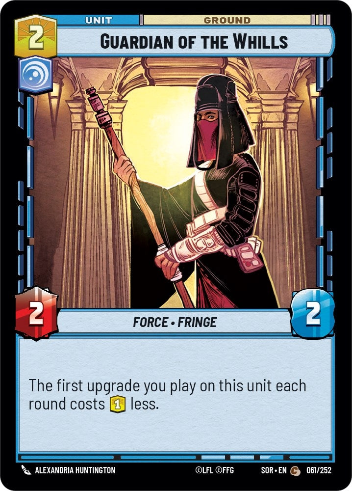 Guardian of the Whills (61) (SOR) - Star Wars: Unlimited Single