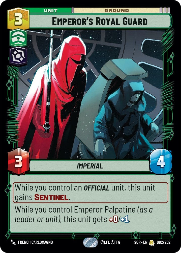 Emperor’s Royal Guard (82) (SOR) - Star Wars: Unlimited Single
