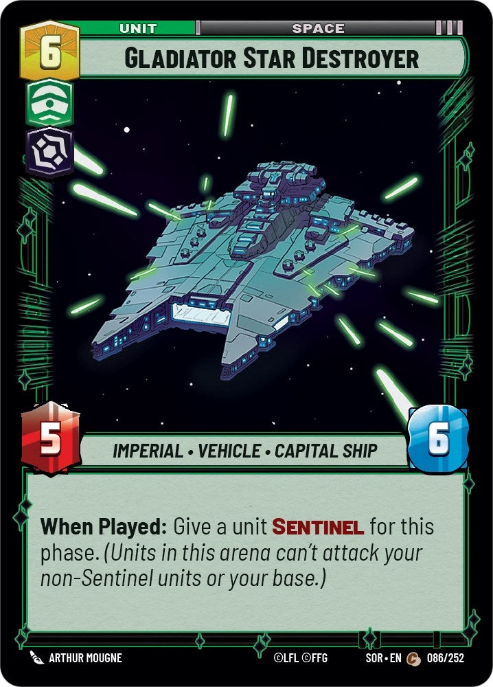 Gladiator Star Destroyer (86) (SOR) - Star Wars: Unlimited Single