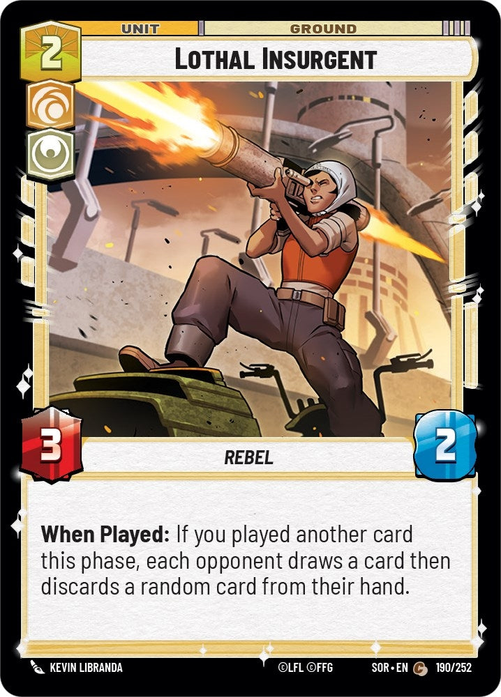 Lothal Insurgent (190) (SOR) - Star Wars: Unlimited Single