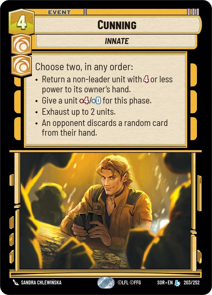 Cunning (203) (SOR) - Star Wars: Unlimited Single