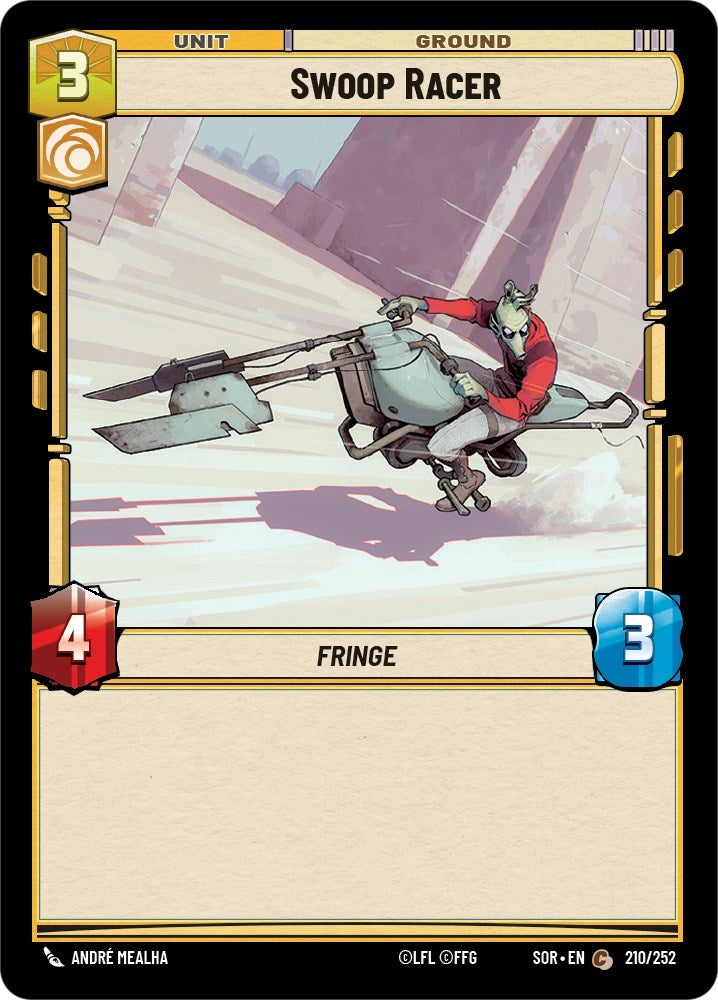 Swoop Racer (210) (SOR) - Star Wars: Unlimited Single
