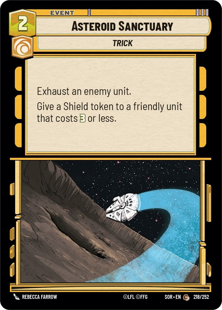 Asteroid Sanctuary (218) (SOR) - Star Wars: Unlimited Single