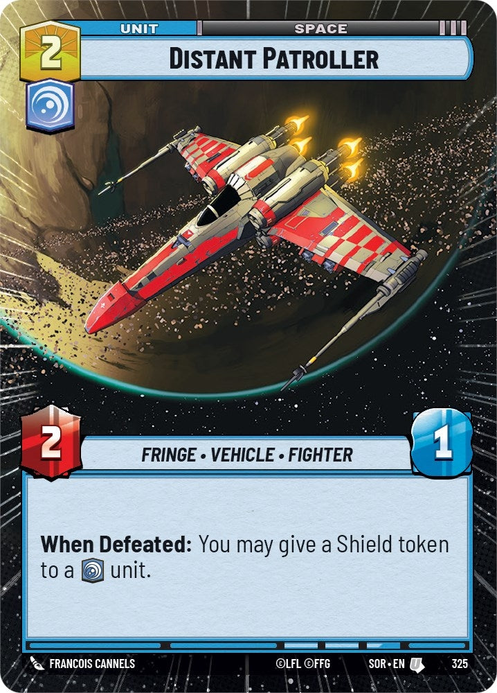 Distant Patroller (Hyperspace) (325) (SOR) - Star Wars: Unlimited Single