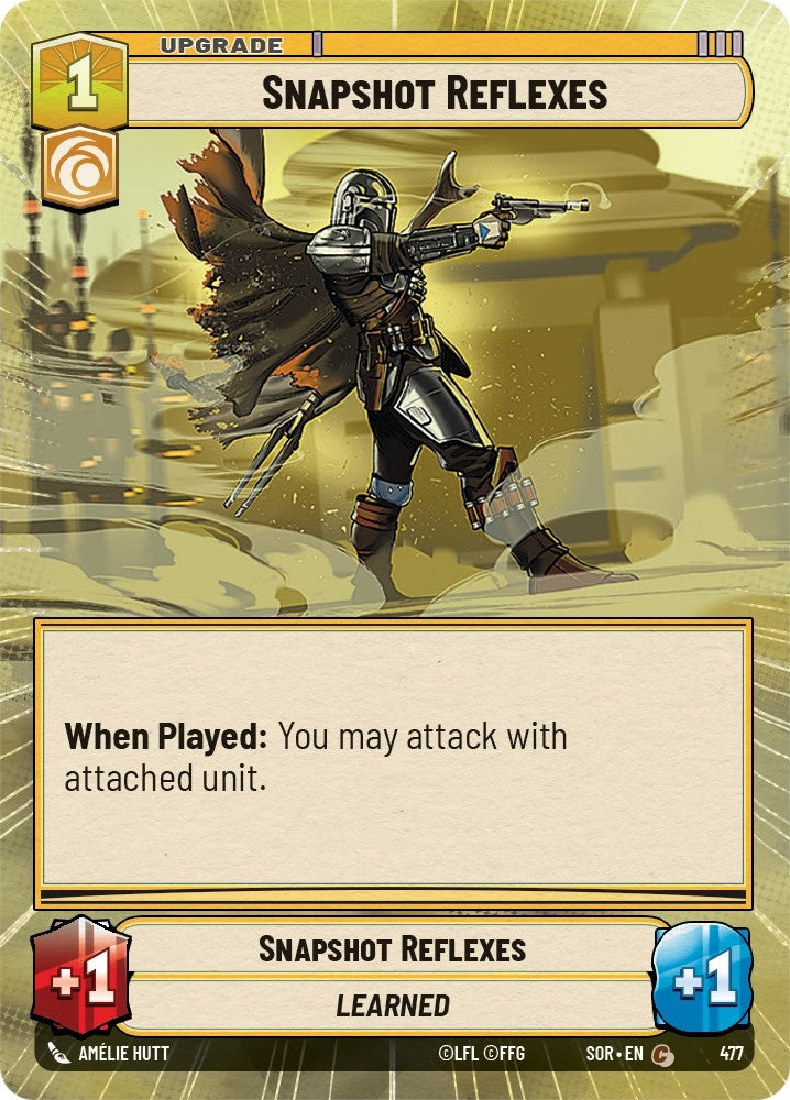 Snapshot Reflexes (Hyperspace) (477) (SOR) - Star Wars: Unlimited Single