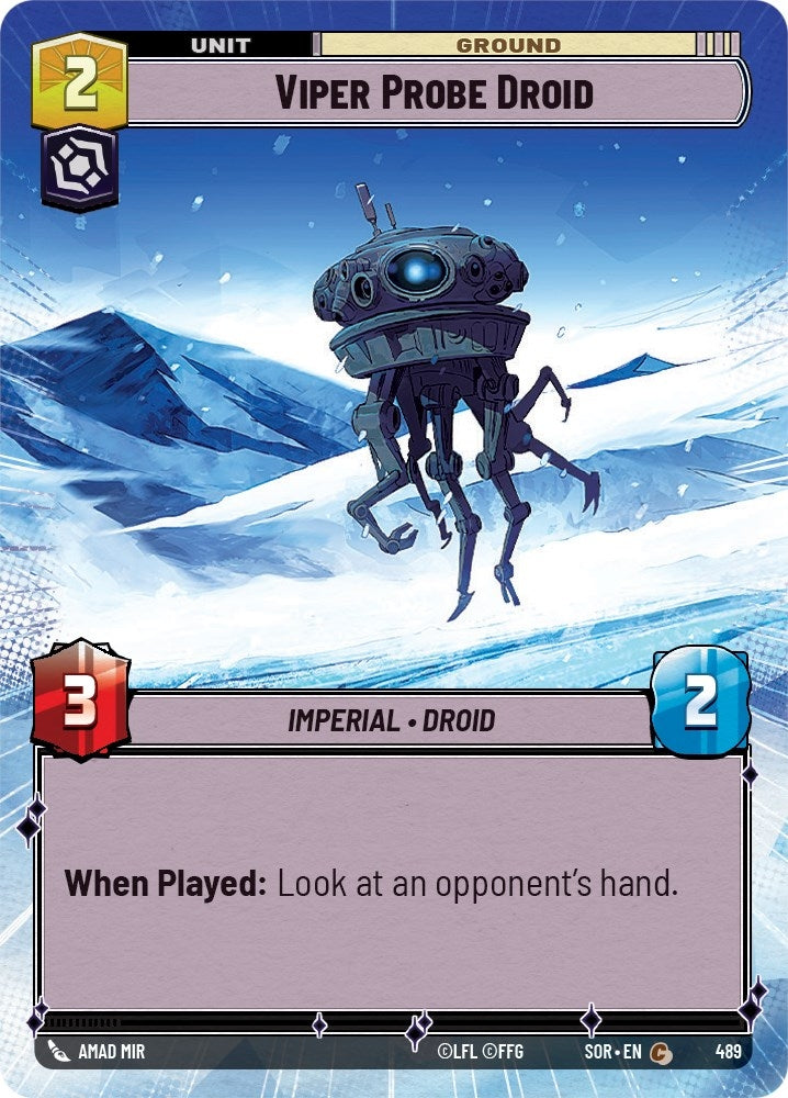 Viper Probe Droid (Hyperspace) (489) (SOR) - Star Wars: Unlimited Single