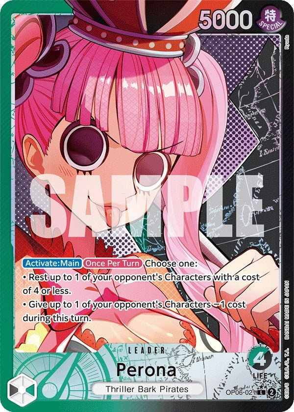 Perona (021) (Alternate Art) (6021) (OP06) - One Piece Card Game Single