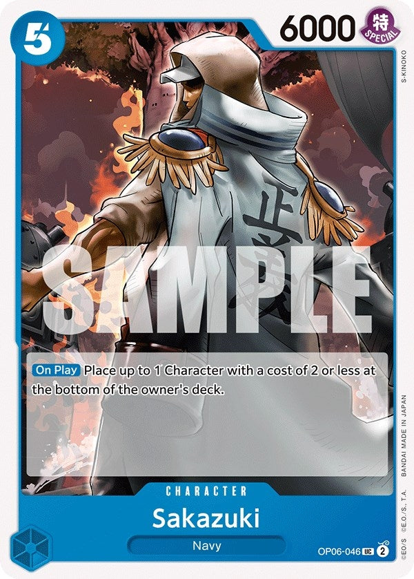 Sakazuki (6046) (OP06) - One Piece Card Game Single