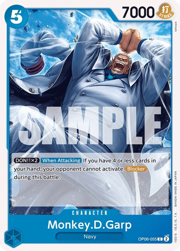 Monkey.D.Garp (6055) (OP06) - One Piece Card Game Single