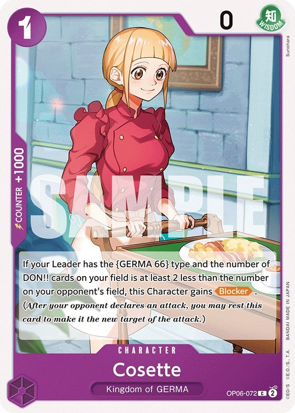 Cosette (6072) (OP06) - One Piece Card Game Single