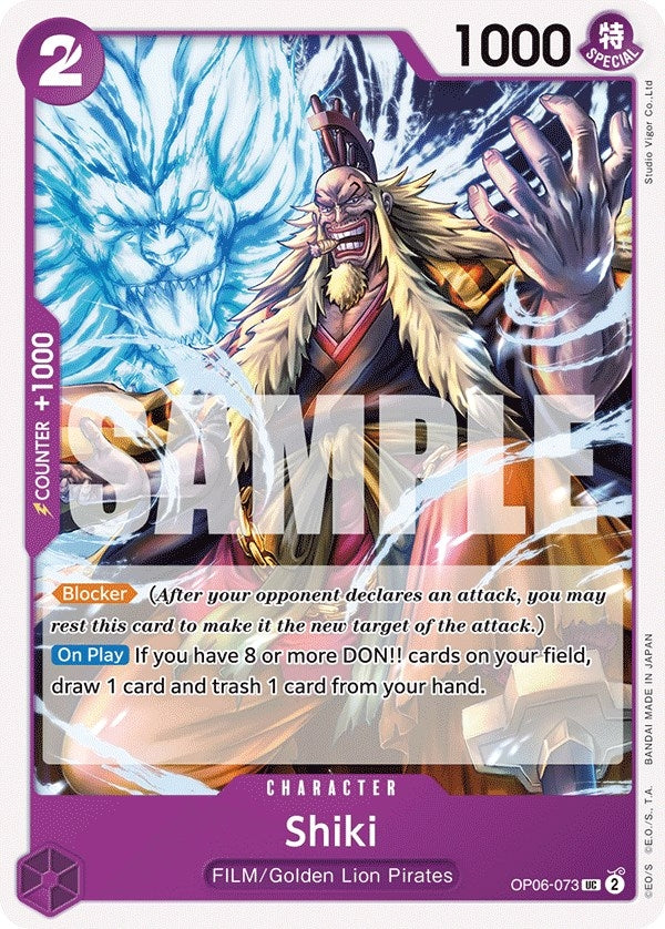 Shiki (6073) (OP06) - One Piece Card Game Single