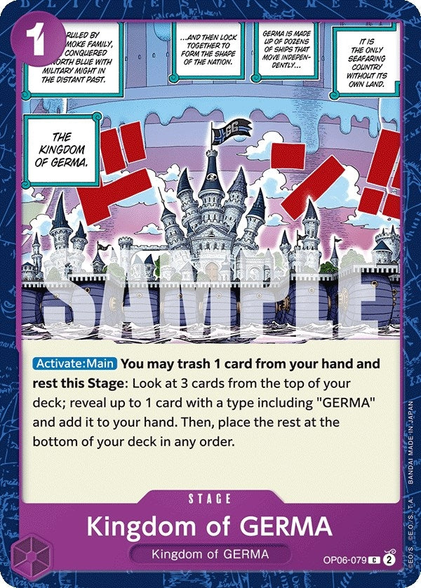 Kingdom of GERMA (6079) (OP06) - One Piece Card Game Single