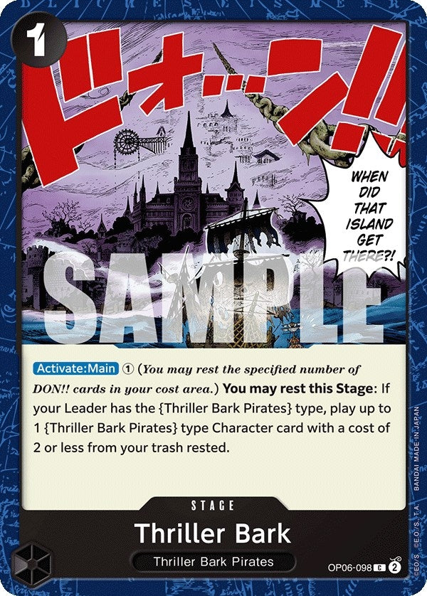Thriller Bark (6098) (OP06) - One Piece Card Game Single