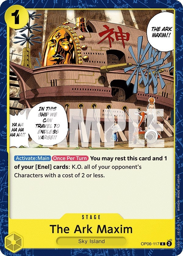 The Ark Maxim (6117) (OP06) - One Piece Card Game Single