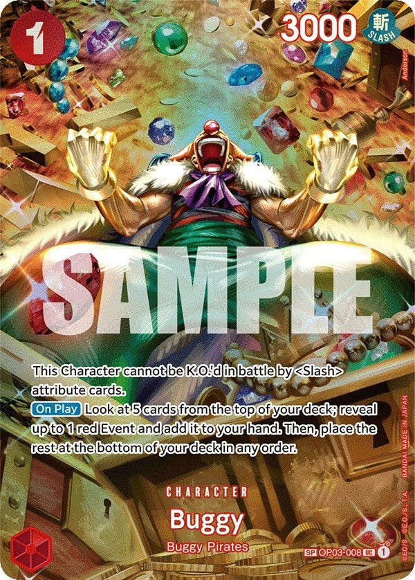 Buggy (SP) (3008) (OP06) - One Piece Card Game Single