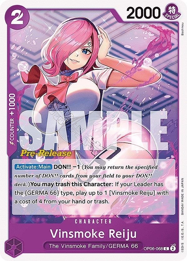 Vinsmoke Reiju (068) (6068) (OP06 PRE) - One Piece Card Game Single